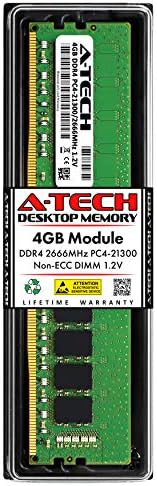החלפת זיכרון RAM של A-Tech 4GB לבליסטיקס מכריע Bls4G4D26BFSC | DDR4 2666MHz PC4-21300 UDIMM NONE
